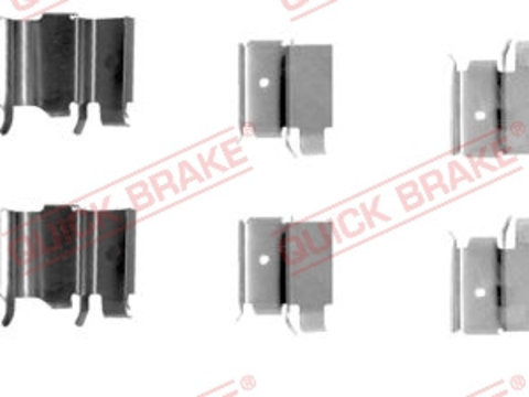 Set accesorii, placute frana punte fata (1091240 QBK) MAZDA,MITSUBISHI,TOYOTA