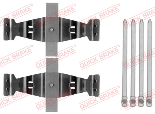Set accesorii, placute frana punte fata (1091786 QBK) MERCEDES-BENZ