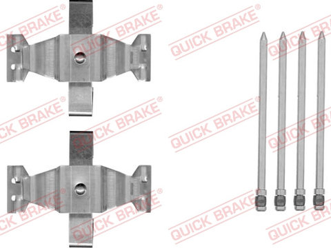 Set accesorii, placute frana punte fata (1091804 QBK) MERCEDES-BENZ