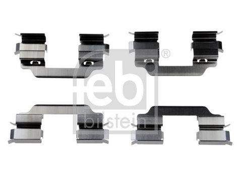 Set accesorii, placute frana punte fata (182718 FEBI BILSTEIN) BMW,DACIA,LANCIA,MINI,NISSAN,RENAULT