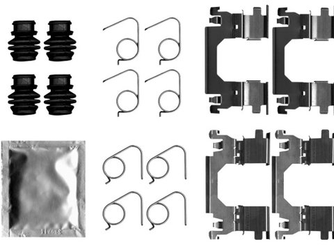 Set accesorii, placute frana punte fata (82543200 TEXTAR) CHEVROLET,NISSAN,NISSAN (DFAC),RENAULT,RENAULT (DFAC)