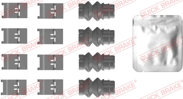 Set accesorii, placute frana puntea spate (1090110 QBK) JAGUAR,LAND ROVER,MERCEDES-BENZ