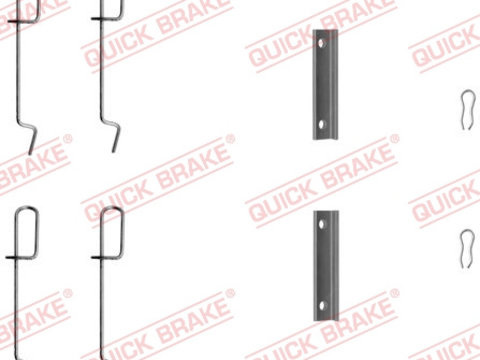 Set accesorii, placute frana puntea spate (1091125 QBK) Citroen,NISSAN,PEUGEOT,RENAULT