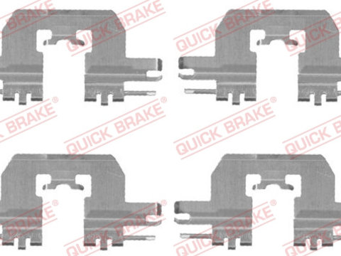 Set accesorii, placute frana puntea spate (1091724 QBK) ABARTH,FIAT,MAZDA