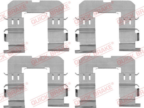 Set accesorii, placute frana puntea spate (1091816 QBK) MAZDA,SUBARU