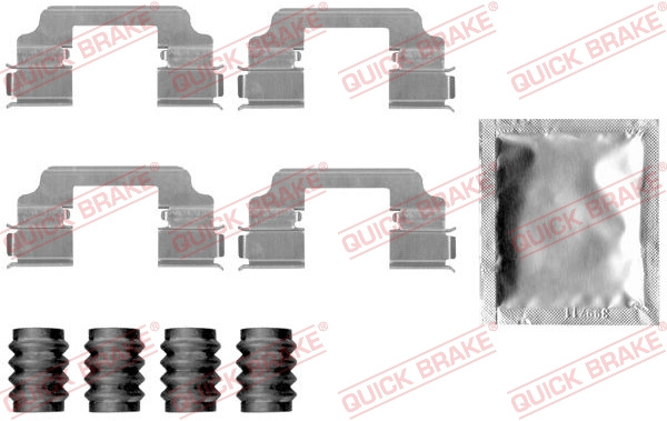 Set accesorii, placute frana puntea spate (1091826 QBK) BMW