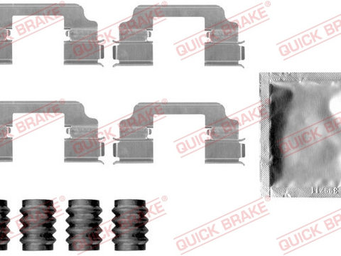 Set accesorii, placute frana puntea spate (1091826 QBK) BMW