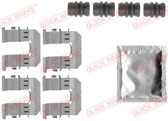 Set accesorii, placute frana puntea spate (1091847 QBK) SUBARU