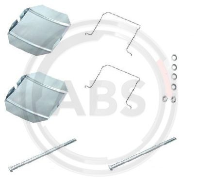 Set accesorii, placute frana puntea spate (1237Q ABS) Citroen