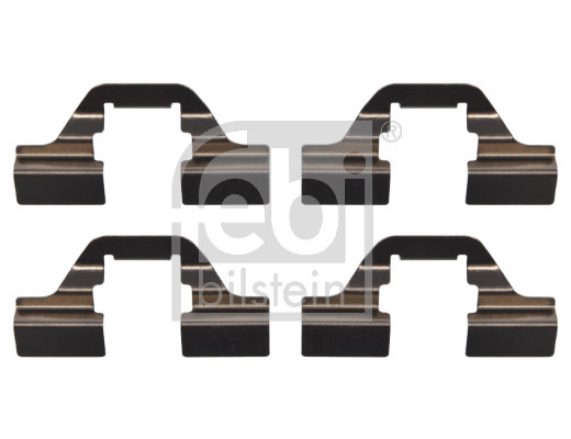 Set accesorii, placute frana puntea spate (182020 FEBI BILSTEIN) Citroen,PEUGEOT,SKODA