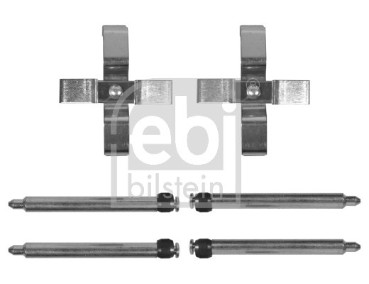 Set accesorii, placute frana puntea spate (182355 FEBI BILSTEIN) OPEL,SAAB,VAUXHALL