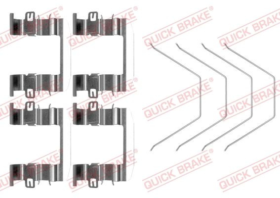 Set accesorii, placute frana QUICK BRAKE 109-0016
