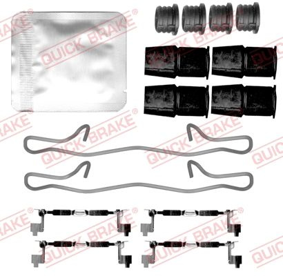 Set accesorii, placute frana QUICK BRAKE 109-0155