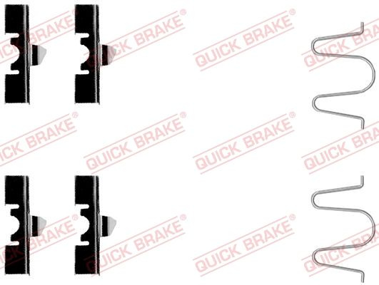 Set accesorii, placute frana QUICK BRAKE 109-1170