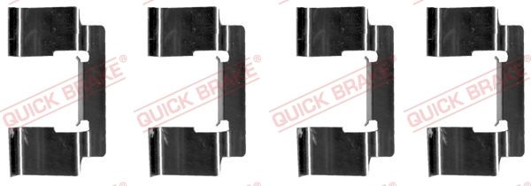 Set accesorii, placute frana QUICK BRAKE 109-1235