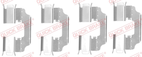 Set accesorii, placute frana QUICK BRAKE 109-1770 pentru RENAULT KANGOO Express (FW0/1_) 2008-2024
