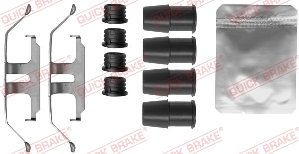 Set accesorii, placute frana QUICK BRAKE 109-1884 se potriveste la BMW 2 Cabriolet (F23) 2014 2015 2016 2017 2018 2019 2020 2021