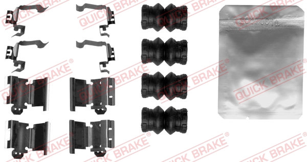 Set accesorii, placute frana QUICK BRAKE 109-1897 pentru LANCIA VOYAGER microbus (404_) 2011-2014