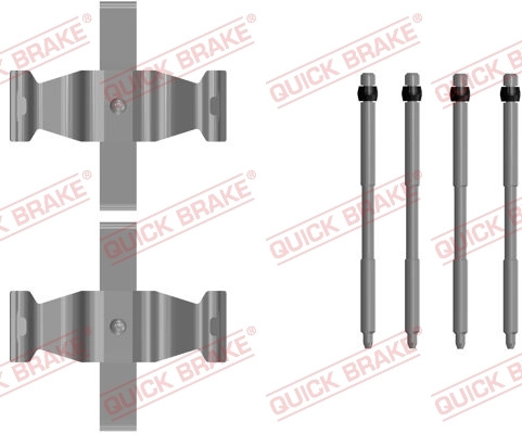 Set accesorii placute frana QUICK BRAKE BMW Z4 Roadster (G29) 2018-2024 - 109-0107