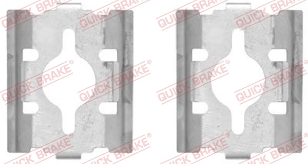 Set accesorii placute frana QUICK BRAKE NISSAN CABSTAR (F24M, F24W) 2006-2013 - 109-1600