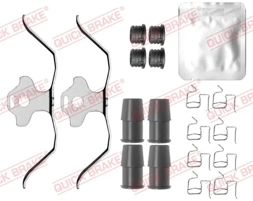 Set accesorii placute frana QUICK BRAKE SKODA OCTAVIA IV (NX3, NN3, PV3) 2020-2025 - 109-0181