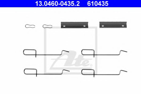 Set accesorii, placute frana RENAULT CLIO II (BB0/