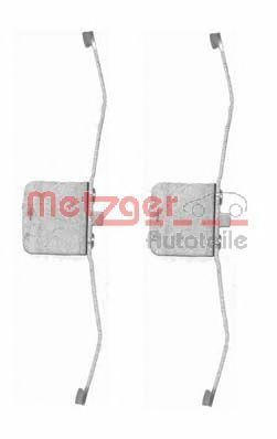 Set accesorii placute frana RENAULT ESPACE Mk IV (JK0/1_) (2002 - 2016) METZGER 109-1639