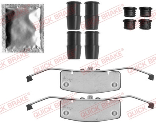 Set accesorii placute frana ~ S80 II (124) 3.2 AWD limuzina 3,192 243 benzina ~ 109-1837 ~ QUICK BRAKE