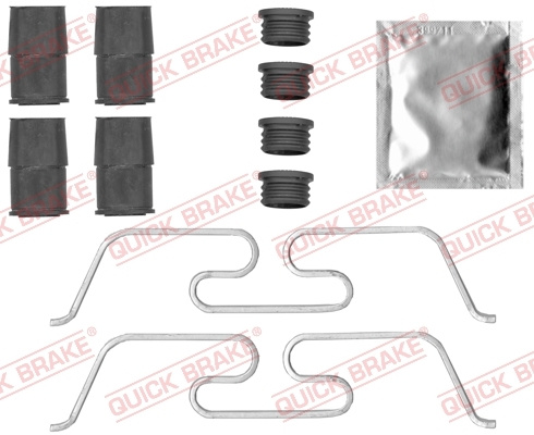 Set accesorii placute frana ~ TALENTO bus (296_) 1.6 D bus 1,598 95 diesel ~ 109-0050 ~ QUICK BRAKE