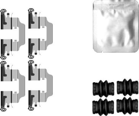 Set accesorii placute frana - Textar 82560300