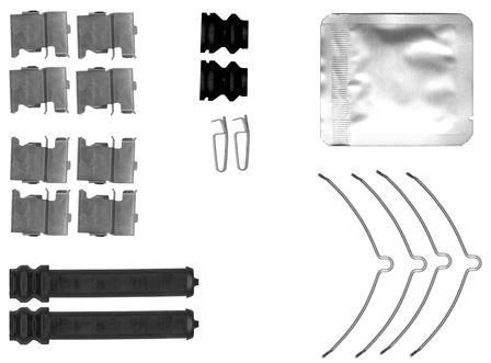 Set accesorii, placute frana TEXTAR 82561300 pentru MITSUBISHI ECLIPSE CROSS (GK_, GL_) 2017-2025