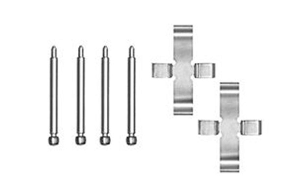 Set accesorii placute frana TRW VAUXHALL CHEVETTE hatchback 1975-1985 - PFK198
