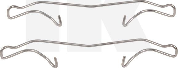 Set accesorii, placute frana VW SCIROCCO III (137, 138), Compartiment, 05.2008 - 11.2017 NK 7947678