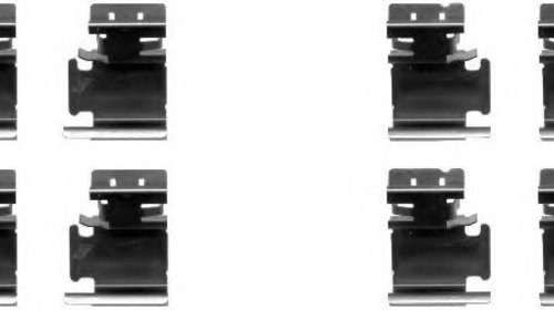 Set accesorii placute frana VW TOURAN (1