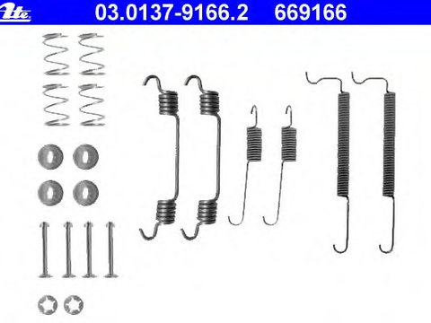 Set accesorii sabot de frana 03 0137-9166 2 ATE pentru Opel Corsa Opel Vita Opel Tigra
