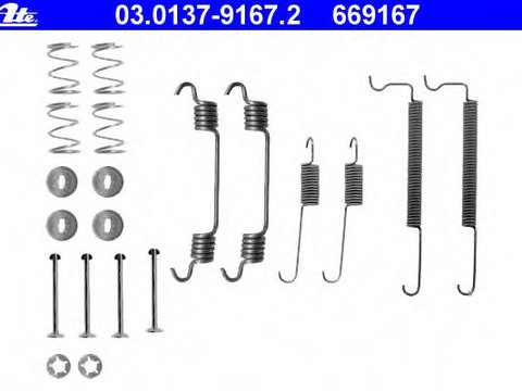 Set accesorii sabot de frana 03 0137-9167 2 ATE pentru Opel Vectra Chevrolet Aveo Daewoo Espero Daewoo Cielo Daewoo Nexia