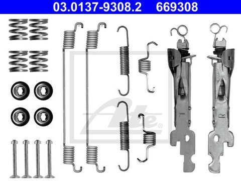 Set accesorii sabot de frana 03 0137-9308 2 ATE