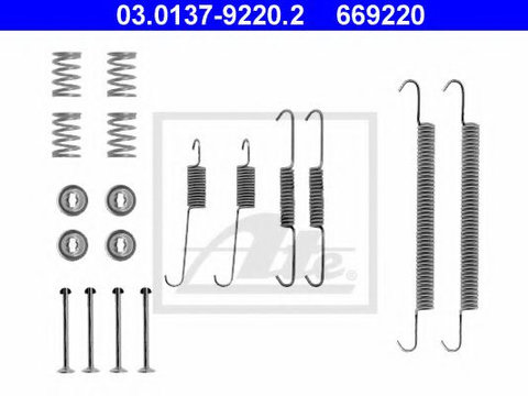 Set accesorii, sabot de frana CITROËN XSARA PICASSO (N68) (1999 - 2016) ATE 03.0137-9220.2