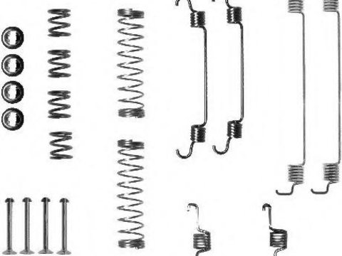 Set accesorii, sabot de frana Citroen C3 I (FC_), Citroen C3 Pluriel (HB_), Citroen C2 (JM_) - TEXTAR 97031200