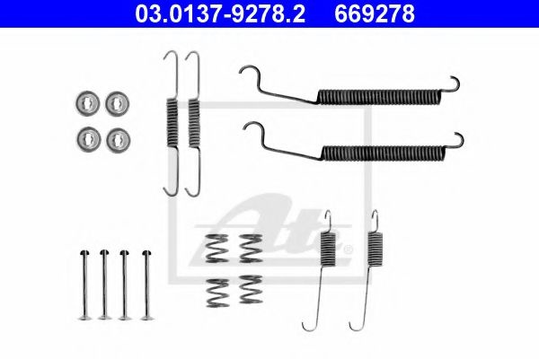 Set accesorii, sabot de frana DACIA LOGAN (LS) (20