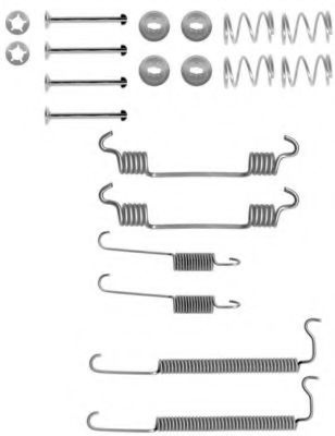 Set accesorii, sabot de frana DAEWOO CIELO (KLETN) (1995 - 1997) TEXTAR 97033700 piesa NOUA