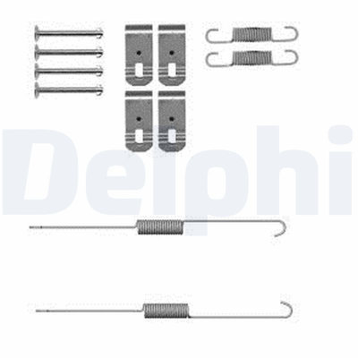 Set accesorii, sabot de frana DELPHI LY1382