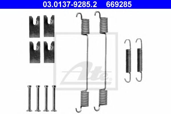 Set accesorii, sabot de frana FIAT DUCATO platou /