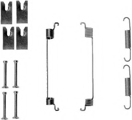 Set accesorii sabot de frana # Fiat Punto 2010 2011 2012 2013 2014 2015 2016 2017 2018 2019 2020 2021 2022 2023 2024 2025 # 97031500 # TEXTAR