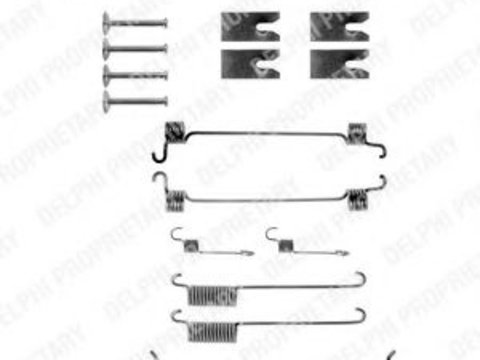 Set accesorii, sabot de frana FORD COURIER (J3, J5) (1996 - 2016) DELPHI LY1139 piesa NOUA