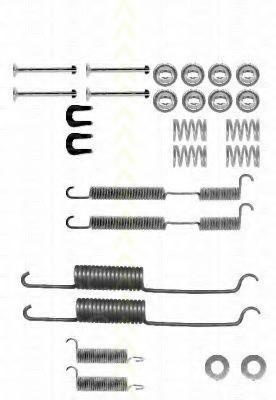 Set accesorii, sabot de frana FORD GRANADA (GGTL, GGFL), FORD CORTINA (GBTK), FORD CORTINA (GBTS, GBFS, CBTS) - TRISCAN 8105 162254