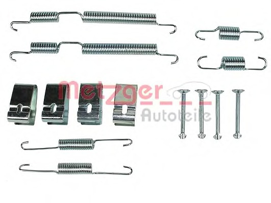 Set accesorii sabot de frana # Hyundai Getz 2002 2003 2004 2005 # 105 0017 # METZGER