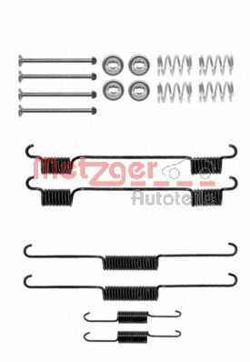 Set accesorii, sabot de frana HYUNDAI TUCSON (JM) (2004 - 2010) METZGER 105-0817 piesa NOUA