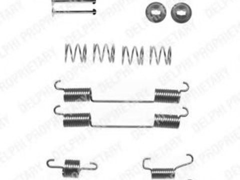 Set accesorii, sabot de frana LAND ROVER DISCOVERY II (LJ, LT) (1998 - 2004) DELPHI LY1322 piesa NOUA