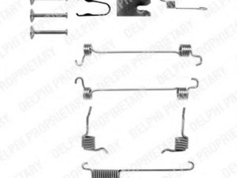 Set accesorii sabot de frana LY1226 DELPHI pentru Ford Escort Mazda 121 Mazda Soho Ford Courier Ford Fiesta